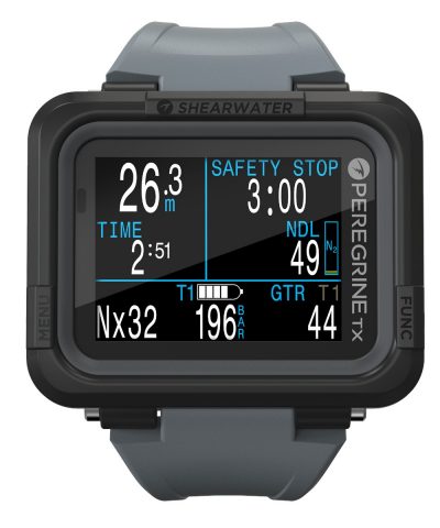 Shearwater Peregrine TX 7 PeregrineTX Nx32 Descent 26M Grey Strap EN Photoroom
