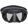 ScubaForce Dynamic ONE Tauchmaske schwarz Frontansicht von ScubaForce