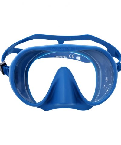 ScubaForce Dynamic ONE Tauchmaske blau Frontansicht von ScubaForce