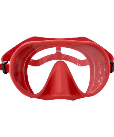 ScubaForce Dynamic ONE Tauchmaske rot Frontansicht von ScubaForce