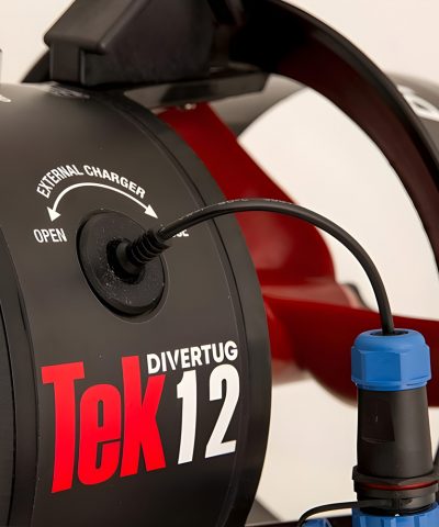 DiverTug TEK12 Unterwasser Scooter Ladeanschluss Detail von DiverTug