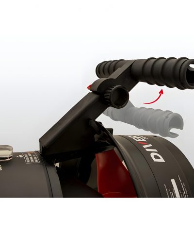 DiverTug TEK12 Unterwasser Scooter faltbarer Griff Vorderansicht von DiverTug