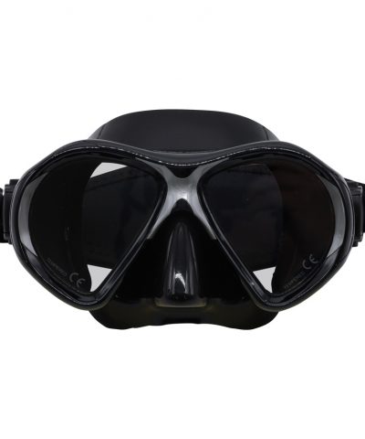 ScubaForce Vision 2 Tauchmaske schwarz Frontansicht von ScubaForce