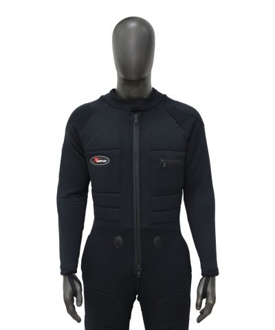 SCUBA FORCE X-Nine Unterzieher Oberkörper Detail Vorderseite