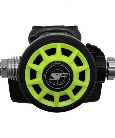 ScubaForce Black Devil 2nd Stage Octopus gelb hohe Sichtbarkeit