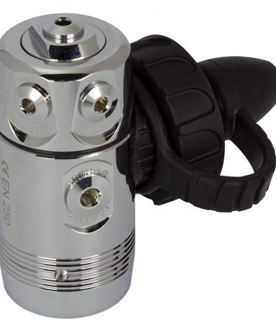 ScubaForce Black Devil SM 1st Stage DIN 300 Bar Erststufe Seitenansicht