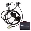 ScubaForce Twin Tec Set 3 Atemregler Set mit Black Devil PRO Stufen Scubaflex Mitteldruckschläuchen SPG 300 und Tasche