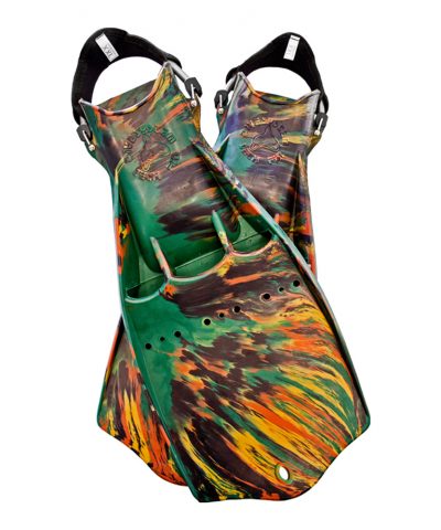 DiveSystem Tech Fin Flosse Camouflage Seitenansicht von DiveSystem