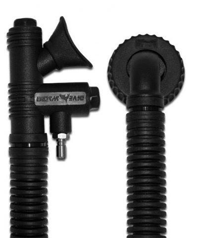 DiveSystem L400 BCD Inflator mit Faltenschlauch Detailansicht von DiveSystem