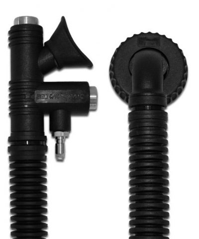 DiveSystem L500 BCD Inflator mit Faltenschlauch Detailansicht von DiveSystem