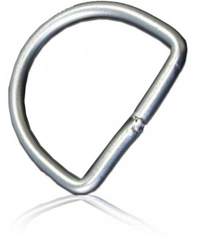 DiveSystem D-Ring 50 mm Edelstahl Frontansicht von DiveSystem