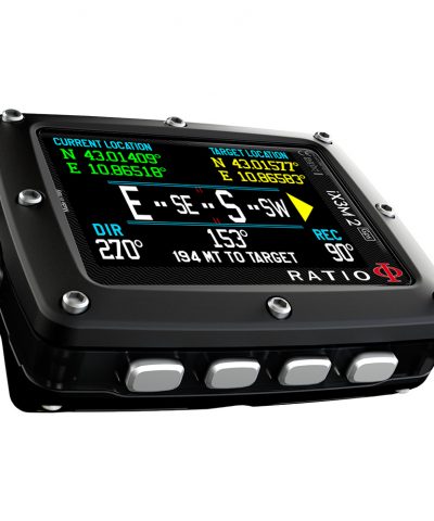 Ratio iX3M 2 GPS Deep Trimix Computer Navigationsscreen schräg