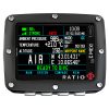 Ratio iX3M 2 GPS Pro Tauchcomputer Hauptdisplay mit Multigas Anzeige