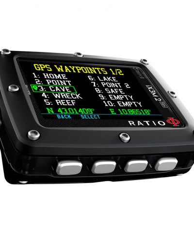 Ratio iX3M 2 GPS Deep Trimix Tauchcomputer GPS Wegpunkte schräg