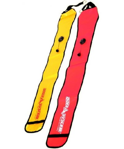 DiveSystem Surface Marker Buoy Signalboje in Gelb und Rot von DiveSystem