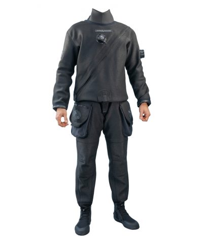 DiveSystem Solo N Dyneema Trockentauchanzug 16 DiveSystem Solo N Dyneema Trockentauchanzug Frontansicht gerade von DiveSystem