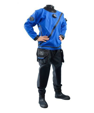 DiveSystem Solo Ranger Trockentauchanzug Frontansicht von DiveSystem
