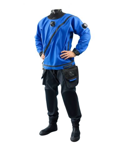 abyssmarine 27 DiveSystem Solo Ranger Trockentauchanzug Seitenansicht von DiveSystem