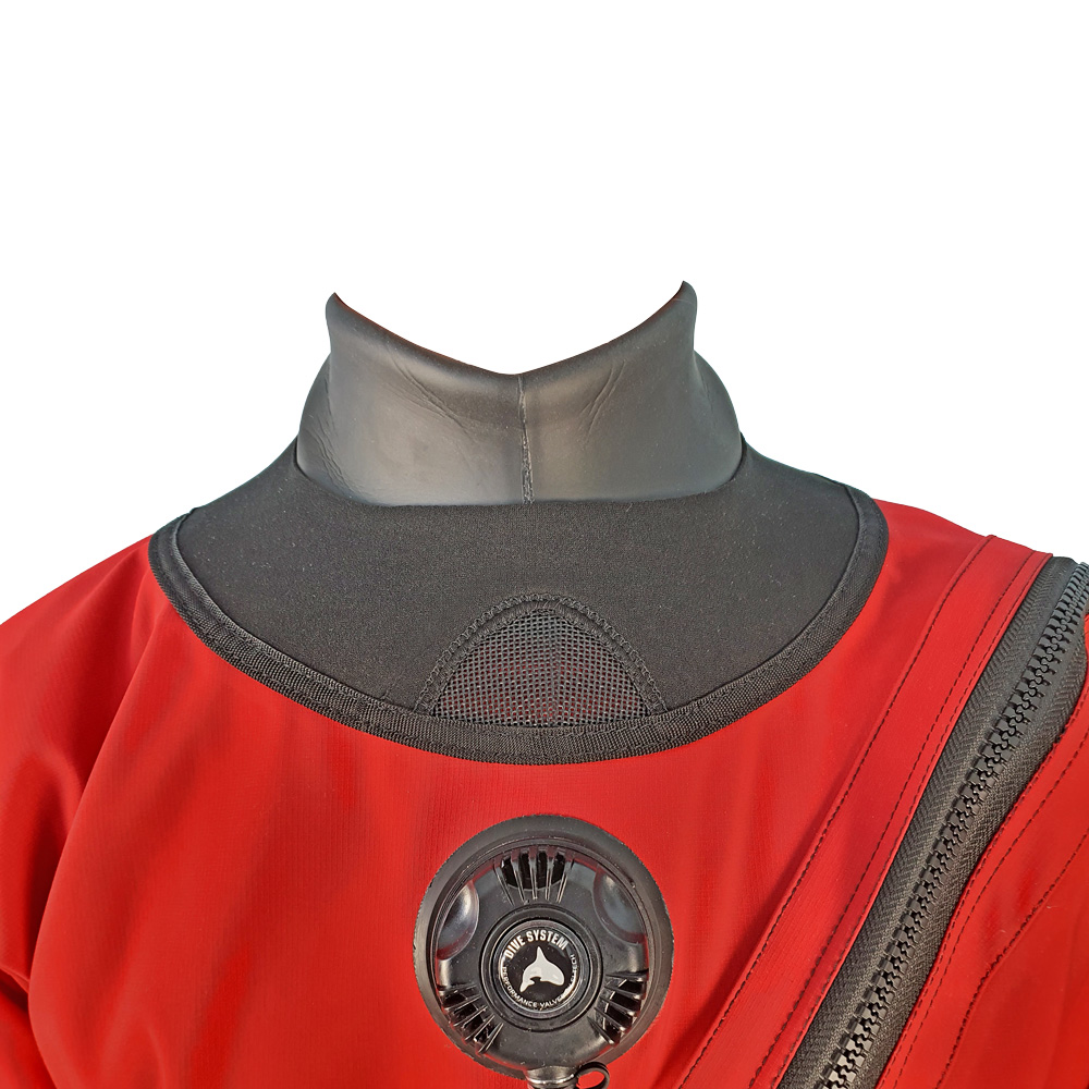 DiveSystem Solo Expedition Trockentauchanzug 4 DiveSystem Solo Expedition Trockentauchanzug Halsmanschette Detail von DiveSystem