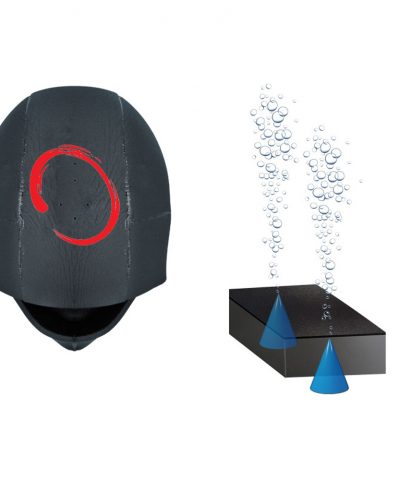 DiveSystem 4 Seasons Kopfhaube Drainageloecher Detail von DiveSystem