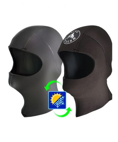 DiveSystem 4 Seasons Kopfhaube Neopren wendbar Vergleich Sommer Winter von DiveSystem