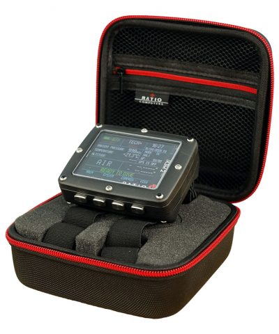 Ratio Shell Box Hardcase mit iX3M 2 Tauchcomputer von Ratio