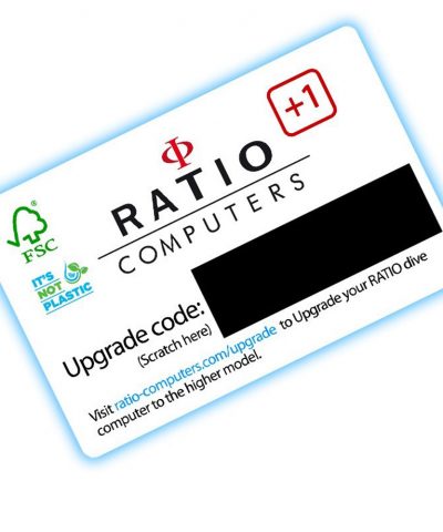 abyssmarine 31 Ratio Upgrade Code Karte für Tauchcomputer iDive iX3M von Ratio