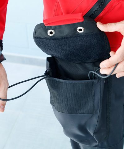 DiveSystem Solo Ranger Trockentauchanzug Innenfach Cargo Tasche von DiveSystem