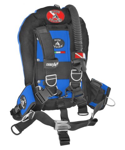 DiveSystem Tekky Wing-Jacket 20 DiveSystem Tekky Wing Jacket Blau Frontansicht von DiveSystem