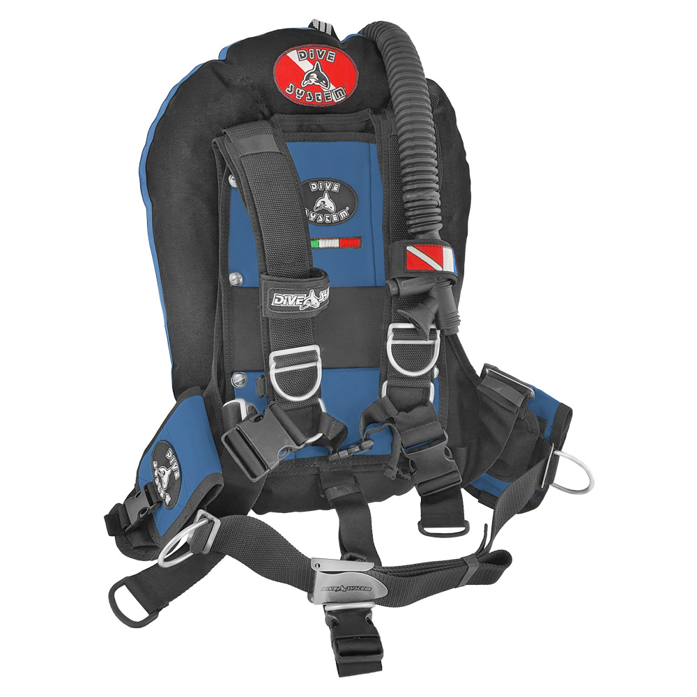 DiveSystem Tekky Wing-Jacket 9 DiveSystem Tekky Wing Jacket Navy Blau Frontansicht von DiveSystem