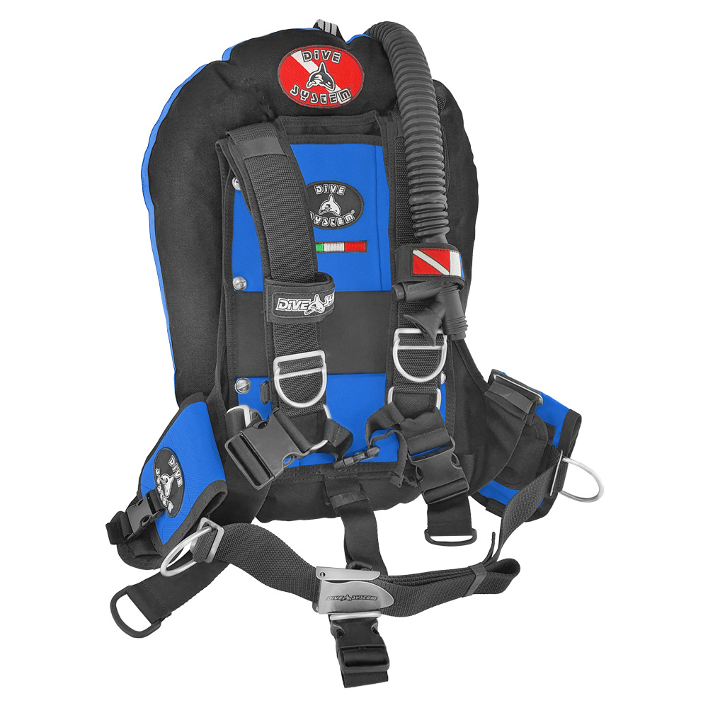 DiveSystem Tekky Wing-Jacket 10 DiveSystem Tekky Wing Jacket Blau Frontansicht von DiveSystem
