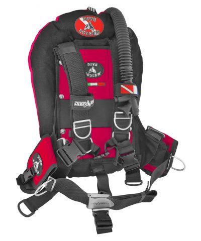 DiveSystem Tekky Wing-Jacket 18 DiveSystem Tekky Wing Jacket Bordeaux Frontansicht von DiveSystem