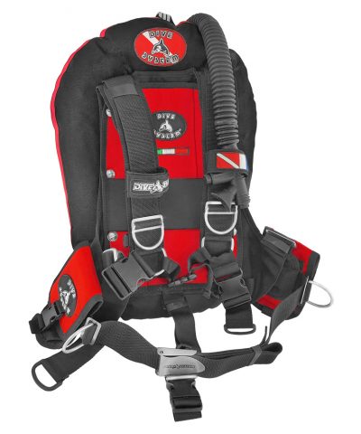 DiveSystem Tekky Wing-Jacket 17 DiveSystem Tekky Wing Jacket Rot Frontansicht von DiveSystem