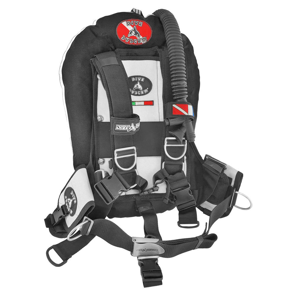 DiveSystem Tekky Wing-Jacket 5 DiveSystem Tekky Wing Jacket Weiß Frontansicht von DiveSystem
