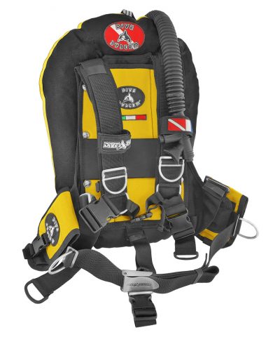 DiveSystem Tekky Wing-Jacket 14 DiveSystem Tekky Wing Jacket Gelb Frontansicht von DiveSystem